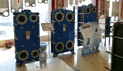 換熱器樣品展覽區